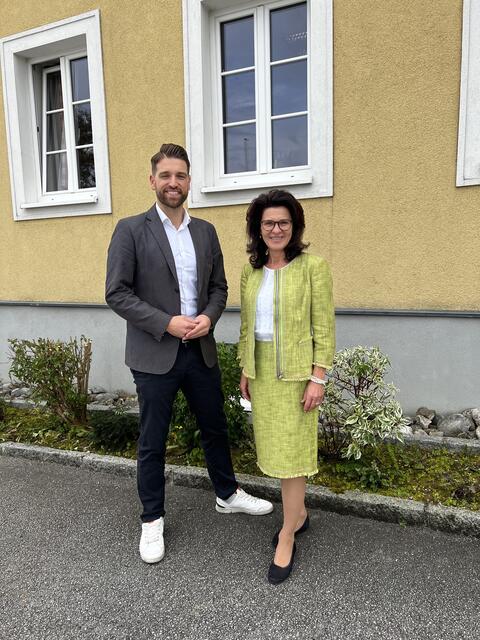 Florian Koppler traf sich mit SP-Bürgermeisterin von Pfarrkirchen bei Bad Hall, Daniela Chimani. | Foto: SPÖ Oberösterreich