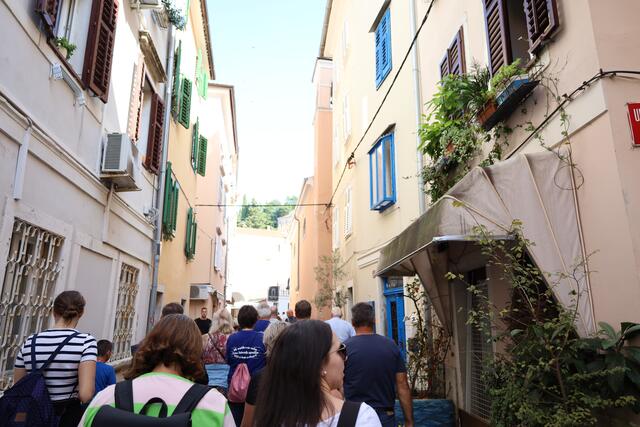 Eine Stadtrundgang führte durch die schöne Stadt Piran. | Foto: Musikverein Mischendorf