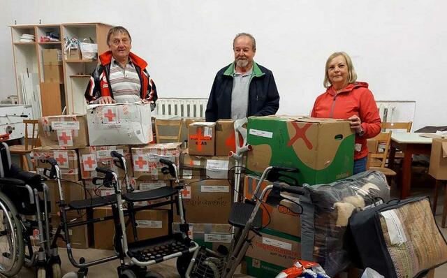 Von links: Franz Karlinger, Max Rott und Angela Haider. | Foto: Privat