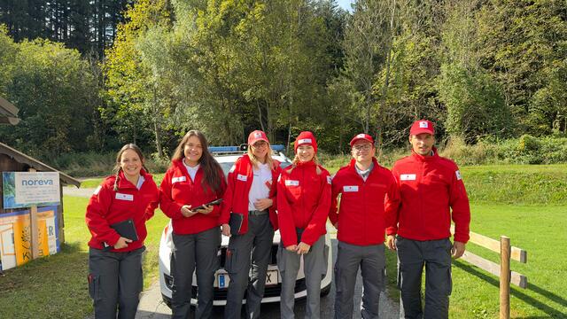 Das Werber-Team ist in der nächsten Zeit im gesamten Bezirk unterwegs. | Foto: Rotes Kreuz