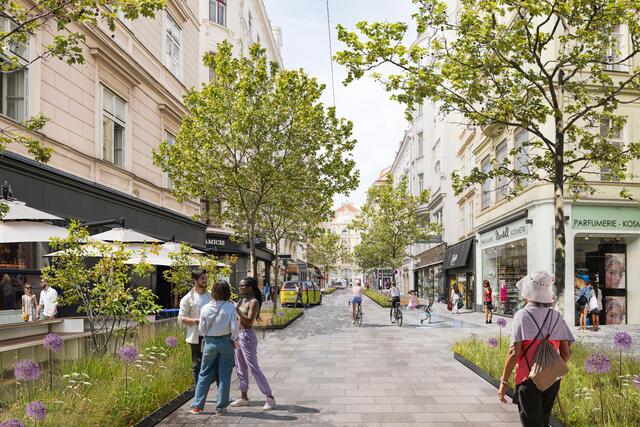 Wird die Tuchlauben künftig so ohne Autos aussehen? | Foto: K. Puxbaum