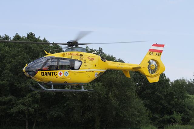 Ein Rettungshubschrauber wurde angefordert, um den schwer Verletzten ins Krankenhaus zu bringen. | Foto: privat