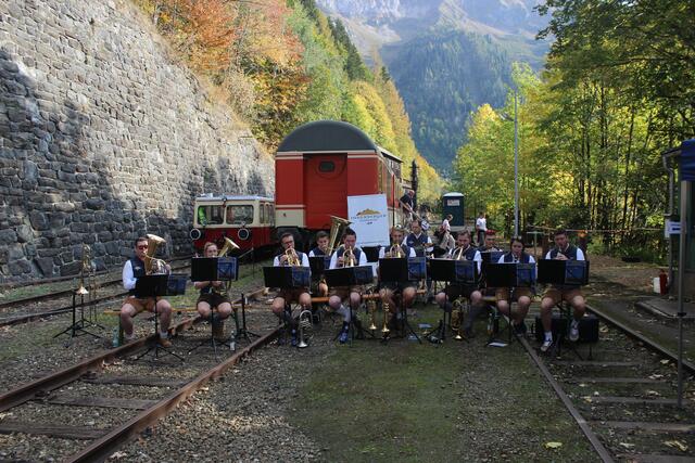 Die Innerberger Böhmischen sorgten für die musikalische Umrahmung. | Foto: Verein Erzbergbahn