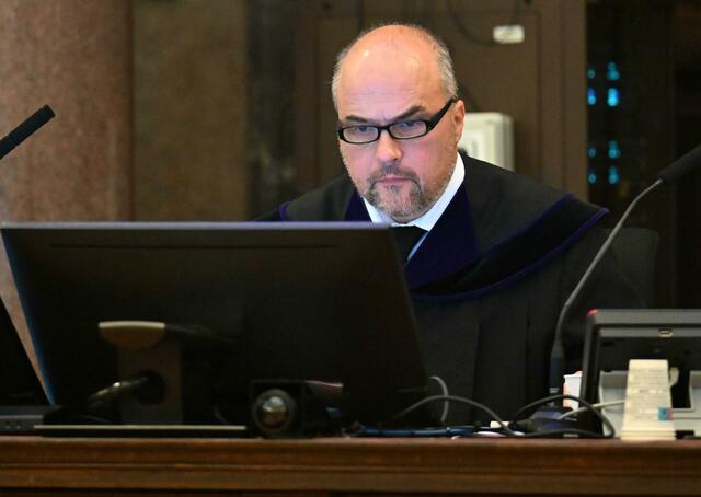 Richter Michael Radasztics am Freitag, 20. Oktober 2023, anl. des Prozesses wegen Falschaussage im Ibiza-U-Ausschuss am Landesgericht in Wien. | Foto: HELMUT FOHRINGER / APA / picturedesk.com