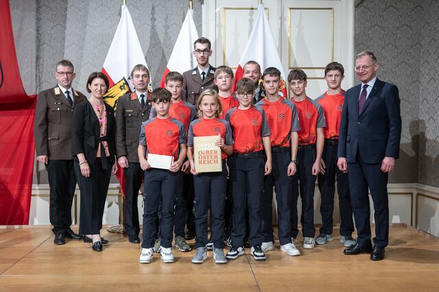 Jugend-Gruppe Waldneukirchen - 3. Platz Int. Feuerwehrwettkämpfe Celje, 3. Platz Bundesjugendleistungsbewerb Lienz | Foto: Land OÖ/Peter Mayr