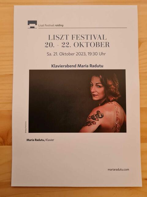 Programm: Klavierabend Maria Radutu | Foto: Otto Krcal