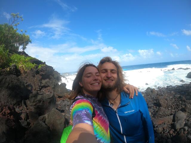 Frühling und Schatzl auf ihrer Reise in Hawaii. | Foto: Schatzl/Frühling