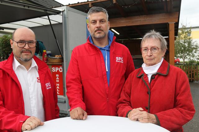 Mario Madurski, Thomas Geiblinger und Uli Aschauer drängen auf die Sicherstellung hausärztlicher Versorgung in der Kurstadt. | Foto: SPÖ