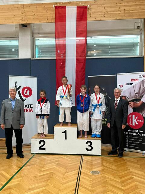 Die achtjährige Tiara Steindl holte gleich zweimal Gold.  | Foto: PSV Eisenstadt
