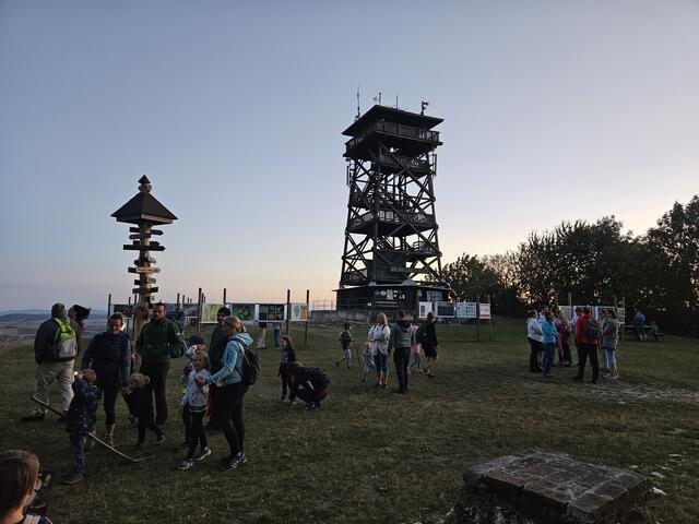 Ausgangspunkt war die Aussichtswarte am Oberleiser Berg. | Foto: Jennifer Kraus