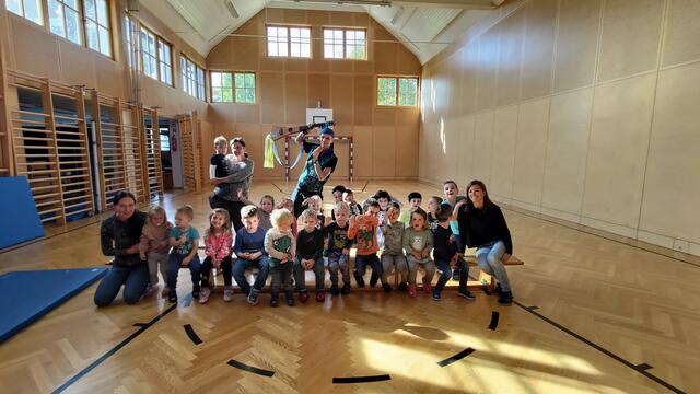 Beim Mitmach-Konzert herrschte Begeisterung. | Foto: Kindergarten Unterrabnitz