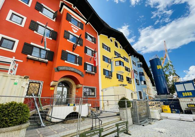 Baustelle Tenne. | Foto: Kogler