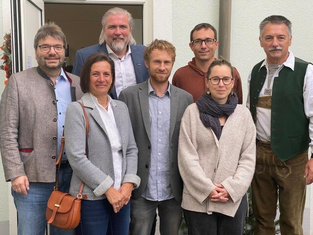 Christian Klug, Ilse Zeller, Markus Leopold, Markus Tiefenbacher und Stefan Neuhofer, Simone Tiefenbacher, Alois Kaiser (v.l.) | Foto: Markus Helmreich