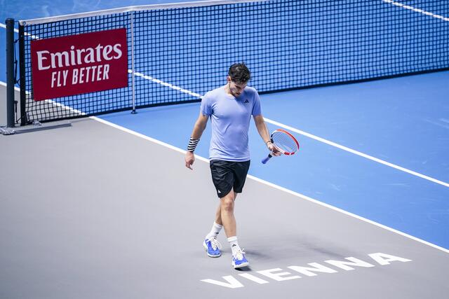 Der Niederösterreicher Dominic Thiem ist als letzter heimischer Spieler raus aus dem Turnier. | Foto: e-motion/Bildagentur Zolles KG/Christian Hofer