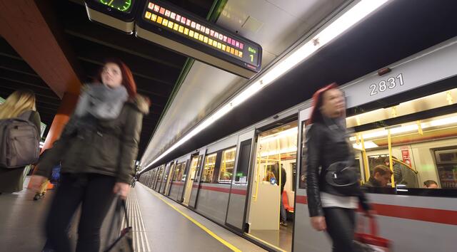 Die U4 wird in den Ferien zweigeteilt. | Foto: Johannes Zinner