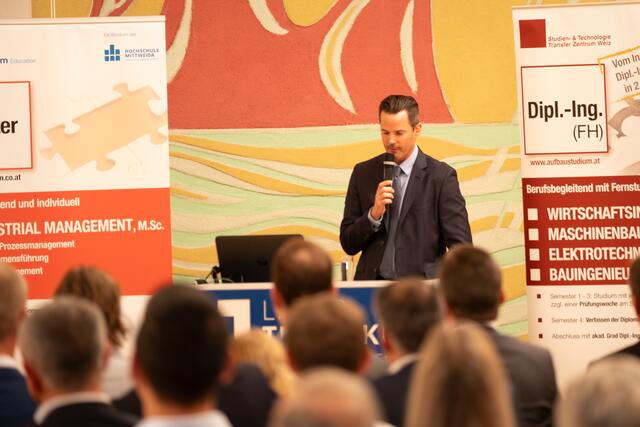 Absolventenredner Dipl.-Ing. (FH) Bernhard Gruber, 