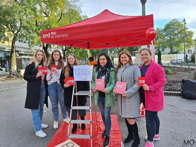 Equal Pay Day, SPÖ-Frauen, Frauentagskampagne, 2023, Graz