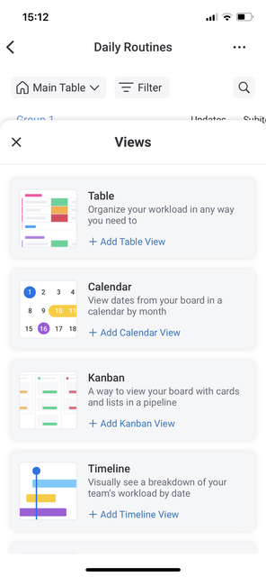 Unser App-Tipp der Woche Monday.com ist eine App mit der man seine Aufgaben planen und organisieren kann. | Foto: Screenshot