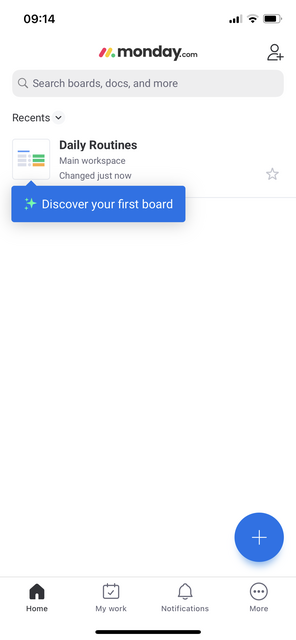 Unser App-Tipp der Woche Monday.com ist eine App mit der man seine Aufgaben planen und organisieren kann. | Foto: Screenshot