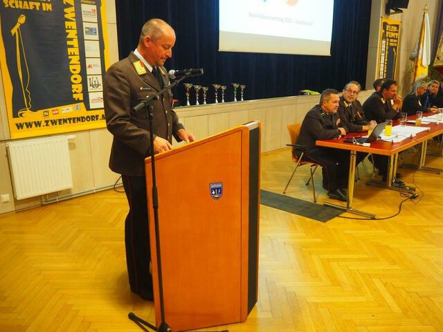Bezirksfeuerwehrkommandant Christian Burkhart. | Foto: BFKDO