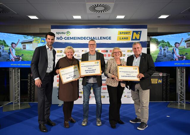 H-Stellvertreter Udo Landbauer, Anita Tretthann, Hannes Lethmayer, Heide Lamberg, Bernhard Karnthaler | Foto: © NLK Burchhart
