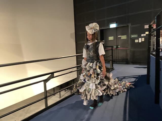 Nachhaltige Modenschau der "de La Tour Schulen DaVinci Hartberg" am Tag der Offenen Tür beim Ökopark Hartberg. | Foto: Olga Seus