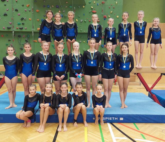 Die Turn10-Turnerinnen des SV Gymnastics überzeugten mit starken Teamleistungen. | Foto: SV Gymnastics