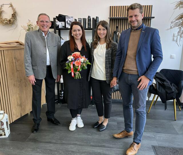 Die WKO Regionalstelle Deutschlandsberg gratulierte zur Eröffnung. | Foto: WKO