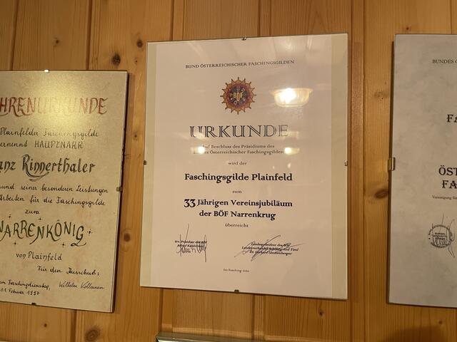 Das Vereinsjubiläum darf nur zu einer Narrenzahl gefeiert werden, also 11, 22, 33, 44 und so weiter.  | Foto: Rosa Besler