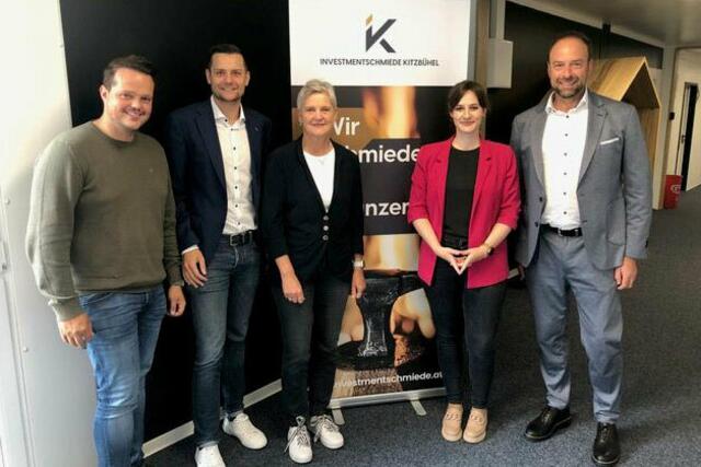 Stefan Monitzer, Jakob Koppitsch, Monika Kober, Claudia Rieser, Reinard Pirchl (v. li.). | Foto: WK Kitzbühel