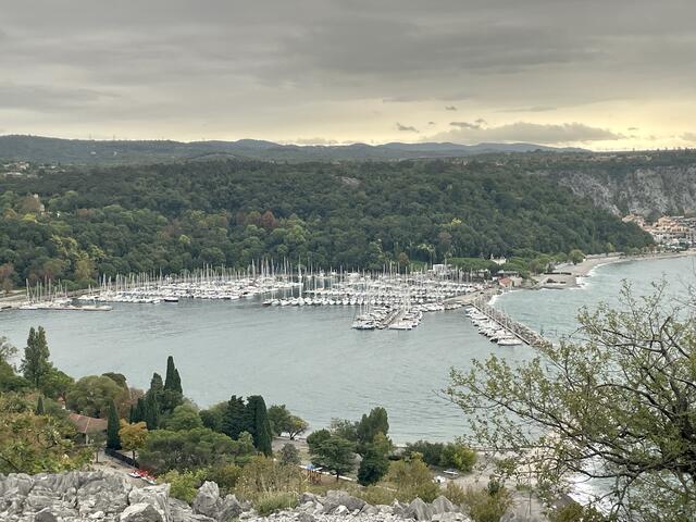 Blick auf den Hafen