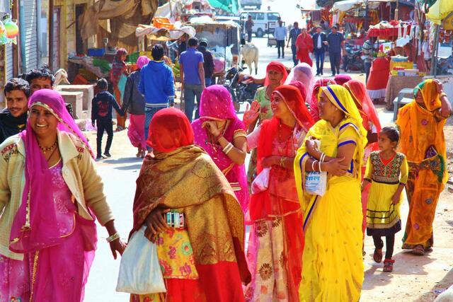 Multimediaschau in St. Pölten: Indische Frauen | Foto: Peter Löwenstein