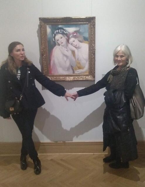 "Zwei Schwestern" Marie Laurencion in Narodni Muzej Srbije, Beograd
Tatjana Christelbauer &amp; Mama, 2019 | Foto: Tatjana Christelbauer