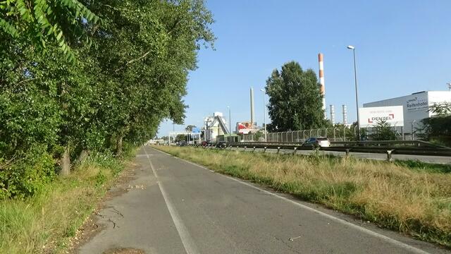 Der Radweg zwischen Erdberger Lände und Simmeringer Lände wird während der Generalsanierung auf die andere Seite des Donaukanals verlegt. | Foto: Umweltinitiative Wienerwald