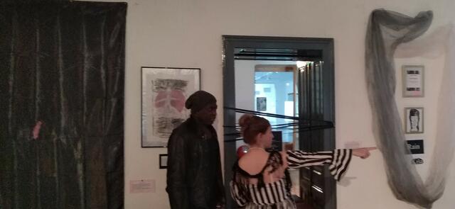 Moveon dance center Wien, 
Ausstellung, interactive performance installation, 
CALMANT rainy landscapes
Tatjana Chrsitlebauer 2020 | Foto: Tatjana Christelbauer