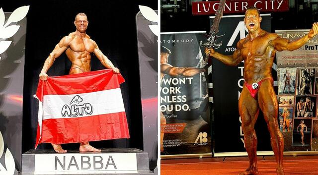Klaus Drescher konnte sich kürzlich zum neunten Mal den internationalen österreichischen Meistertitel beim Austria Cup und den dritten Mr Universe Titel holen. | Foto: Johannes Lieberich/Franz Hinterleitner