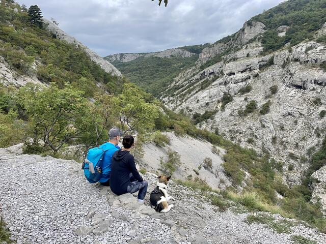 Blick ins "Val Rosandra"