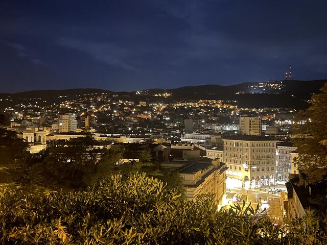 Nachts in Triest