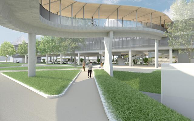 Der neue Bahnhof Fritzens-Wattens  | Foto: ÖBB/Os