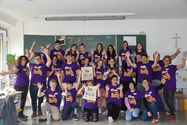 Zusammenarbeit zwischen Schülerinnen und Schülern des multiaugustinum und der Allgemeinen Sonderschule Tamsweg | Foto: multiaugustinum