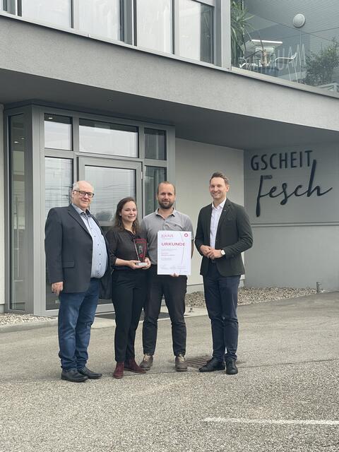 Von links: Stefan Lennert, Marlene Stark, Stefan Stark und Jürgen Kapeller. | Foto: Maurhart