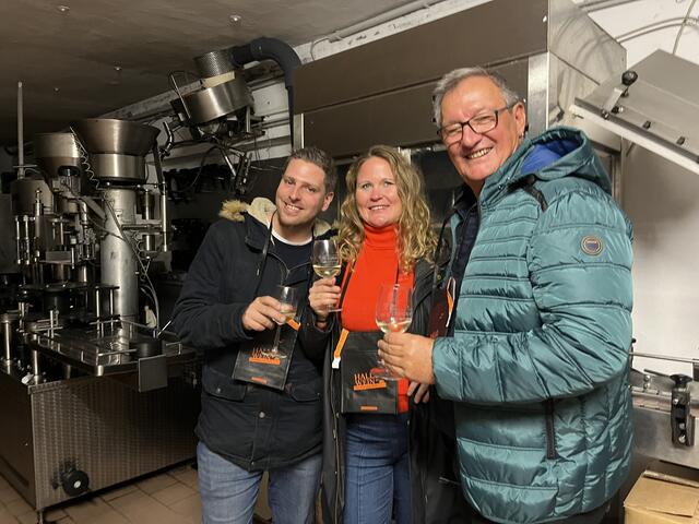 Nicht nur auf die Weine wurde einem ein Vorgeschmack geboten, sondern man bekam auch einen Einblick wie der Wein in unser Glas kommt | Foto: Sarah Asia Skarich