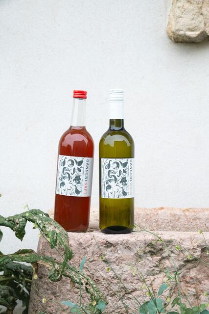 Ganserl-Saft aus St. Andrä und Ganserl-Wein aus Gols zum diesjährigen Martiniloben | Foto: Obstbau Leeb &amp; Weingut Zechmeister