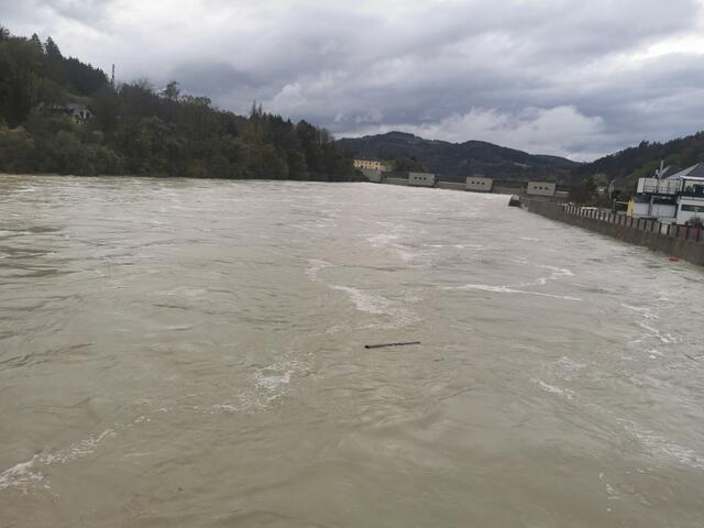 Hochwasser Drau in Lavamünd. | Foto: Georg Bachhiesl