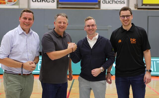 Die BK IMMOunited Dukes sind froh, einen derart sportaffinen, langjährigen Partner zu haben.  | Foto: Filippovits
