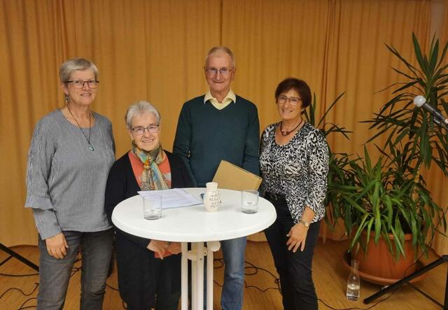v.l.: Brigitte Buchberger, Hertha Schiffl, Martin Schiffl, Hildegard Aberham