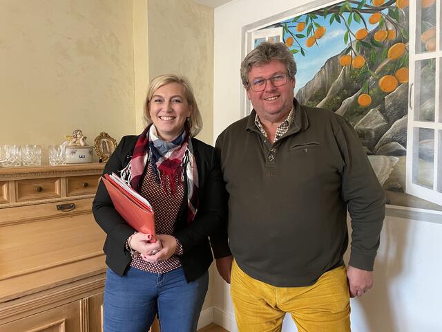 Bundesrätin und SPÖ Bezirksparteivorsitzende Doris Hahn und Bezirksgeschäftsführer Günther Franz. | Foto: Victoria Edlinger
