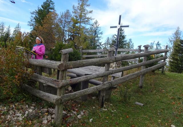 Das schöne Gipfelplatzerl des Frankenfelsberges