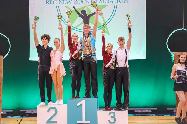 Couple Dance Show National: 1. Platz: Tajana Kletzenbauer &amp; Moritz Hofinger, 2. Platz: Carina Trent &amp; Lorenz Mathis, 3. Platz: Michelle Ober &amp; Leon Allmer (alle Formation 88)