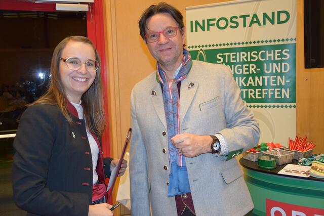 Besondere Gäste unter dem Publikum Moderatorin und Buchautorin Lisa Hörting und  Radio Steiermark Moderator SuMT Obmann Karl  Lenz aus Groß Sankt Florian